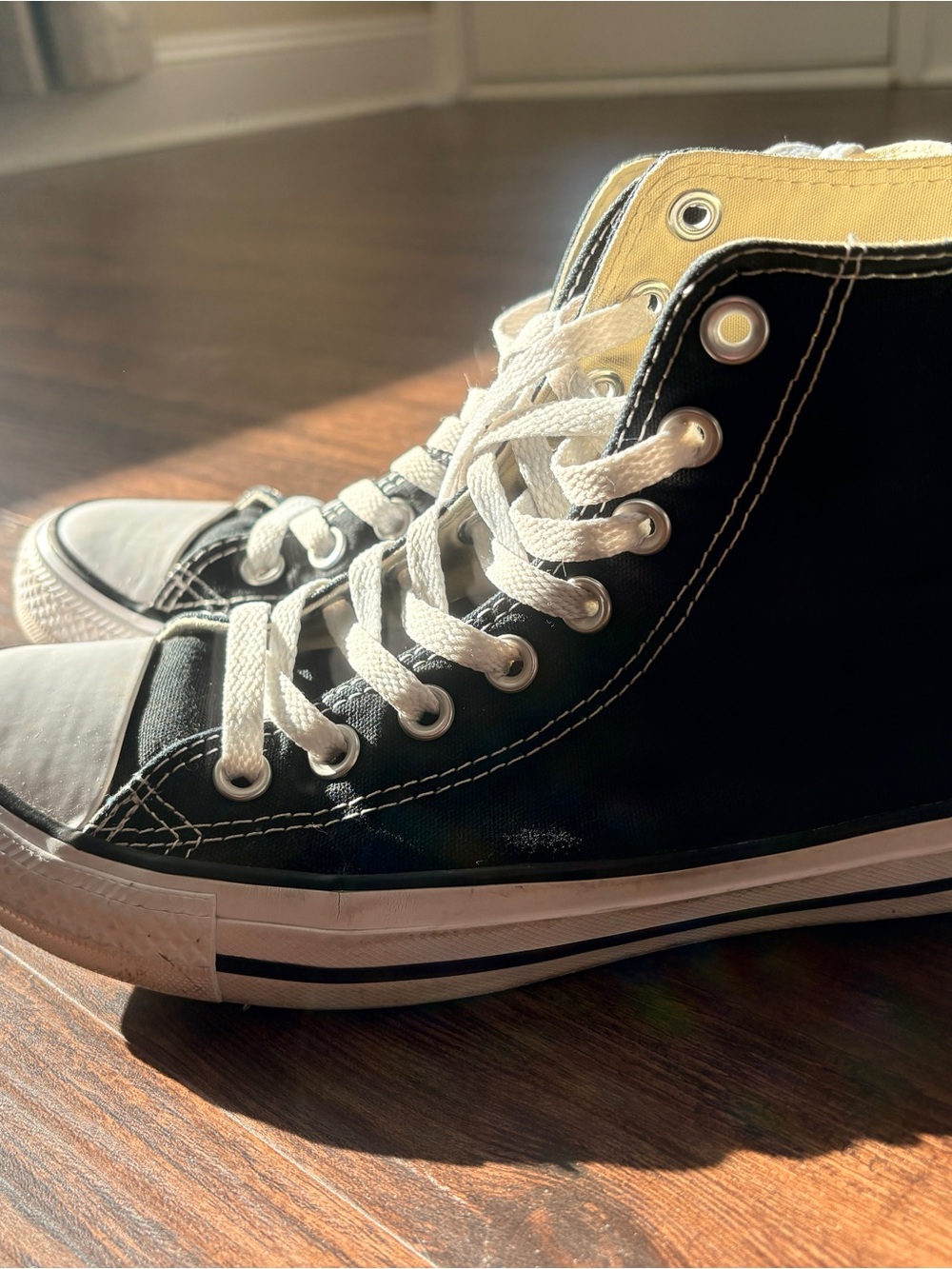 Converse Black and White High-Top Sneakers